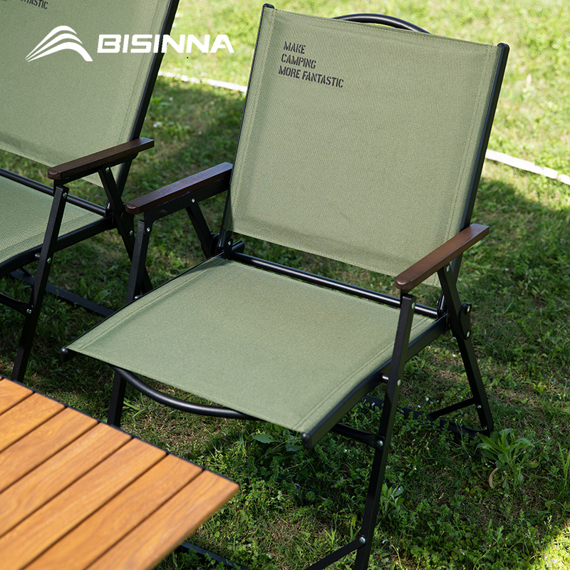 Outdoor Camping Lounge Chairs - BISINNA Outdoor Folding Camping Chair Portable