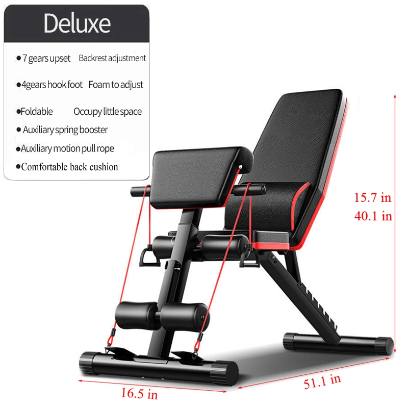 Folding Chair - Popular Home Exercise Gym Adjustable Folding