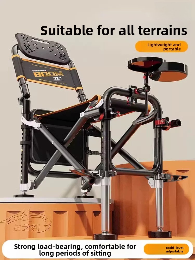 Folding Chair - New Multifunctional Knight Fishing Chair Portable