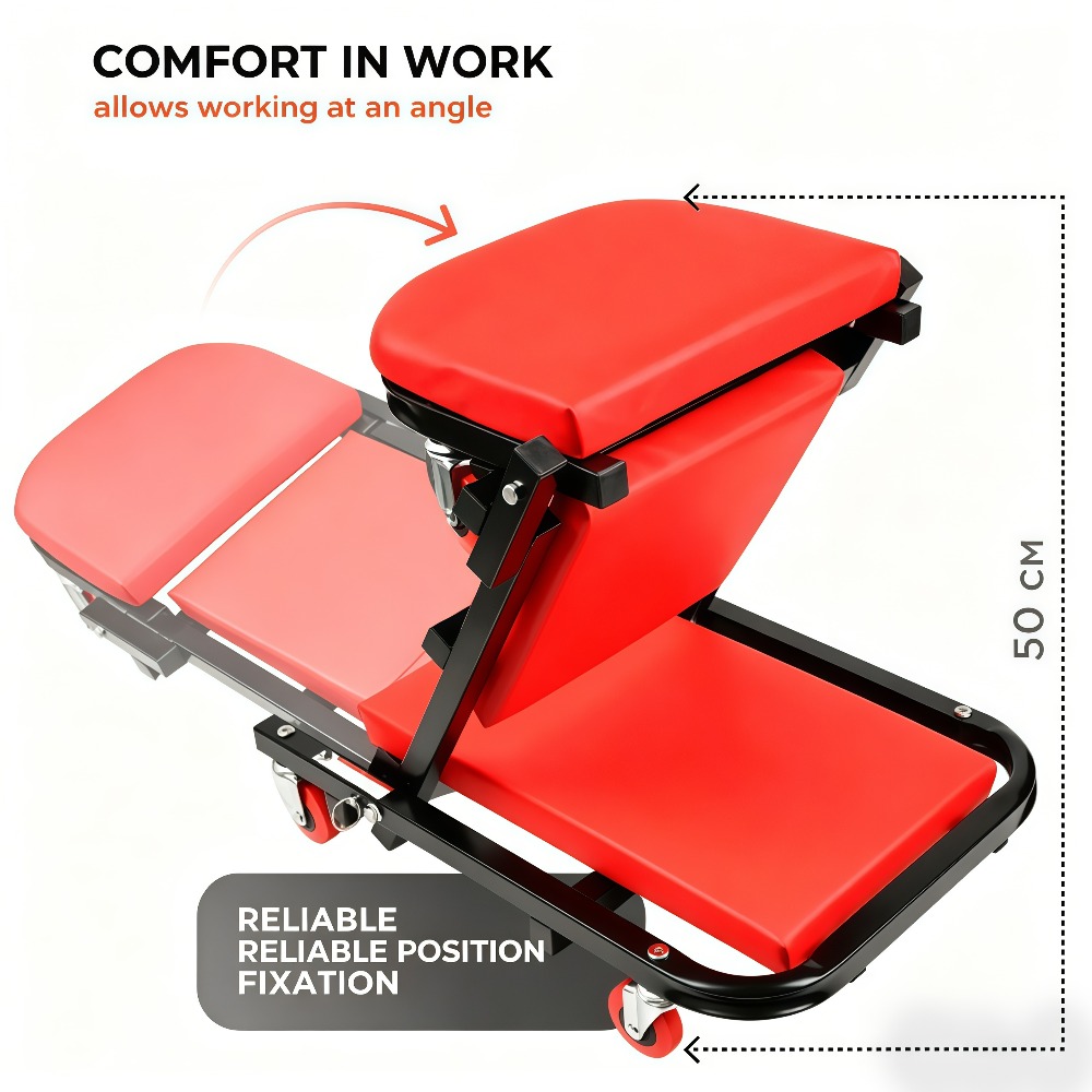 1Pcs Mechanic Creeper, Garage  - Folding Chair recension och pris