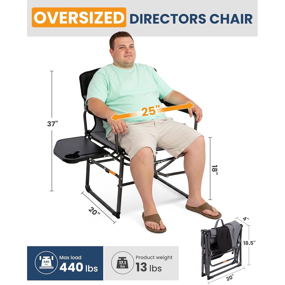 Oversized Camping Directors Ch - Folding Chair recension och pris