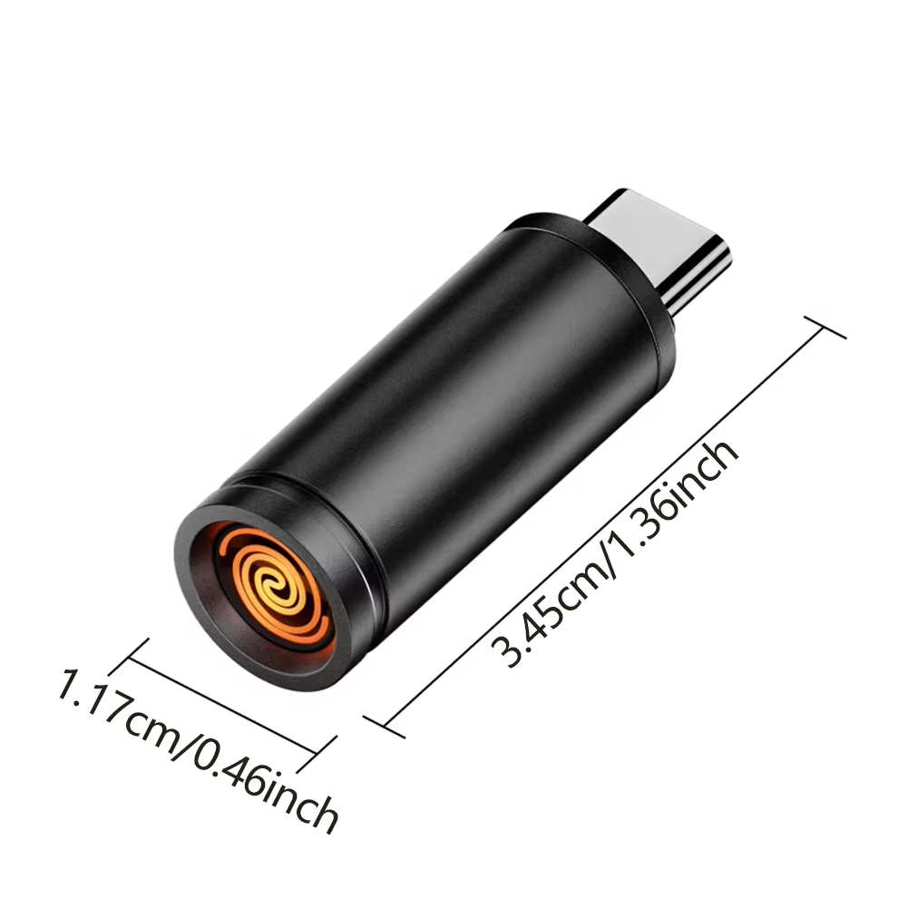 Mini Type-C Mobile Phone Cigar - Outdoor Windproof Lighter recension och pris