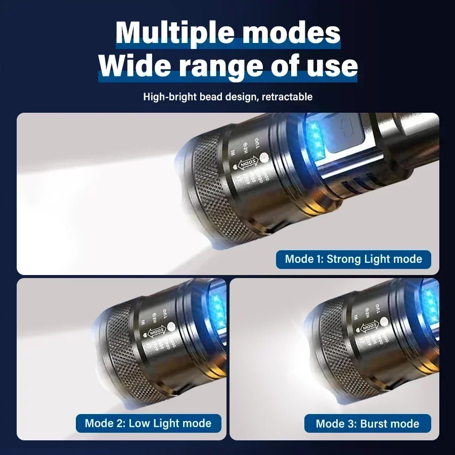 Super Bright LED Flashlight US - Outdoor Camping Lighting recension och pris