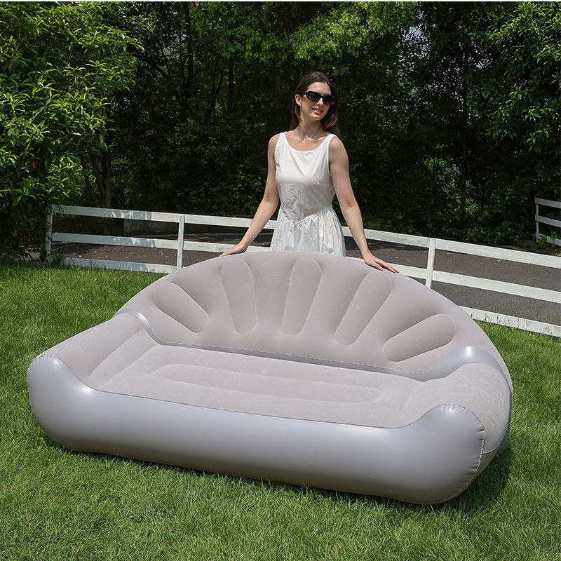 Fan Shaped Inflatable Sofa 2 P - Outdoor Camping Lounge Chairs recension och pris