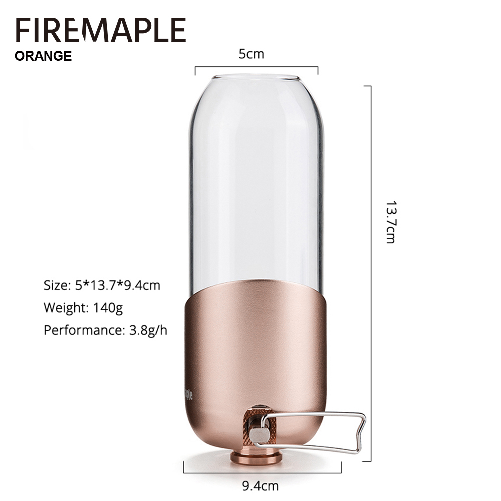 Fire Maple Orange Gas Lantern  - Outdoor Camping Heater For Tent recension och pris