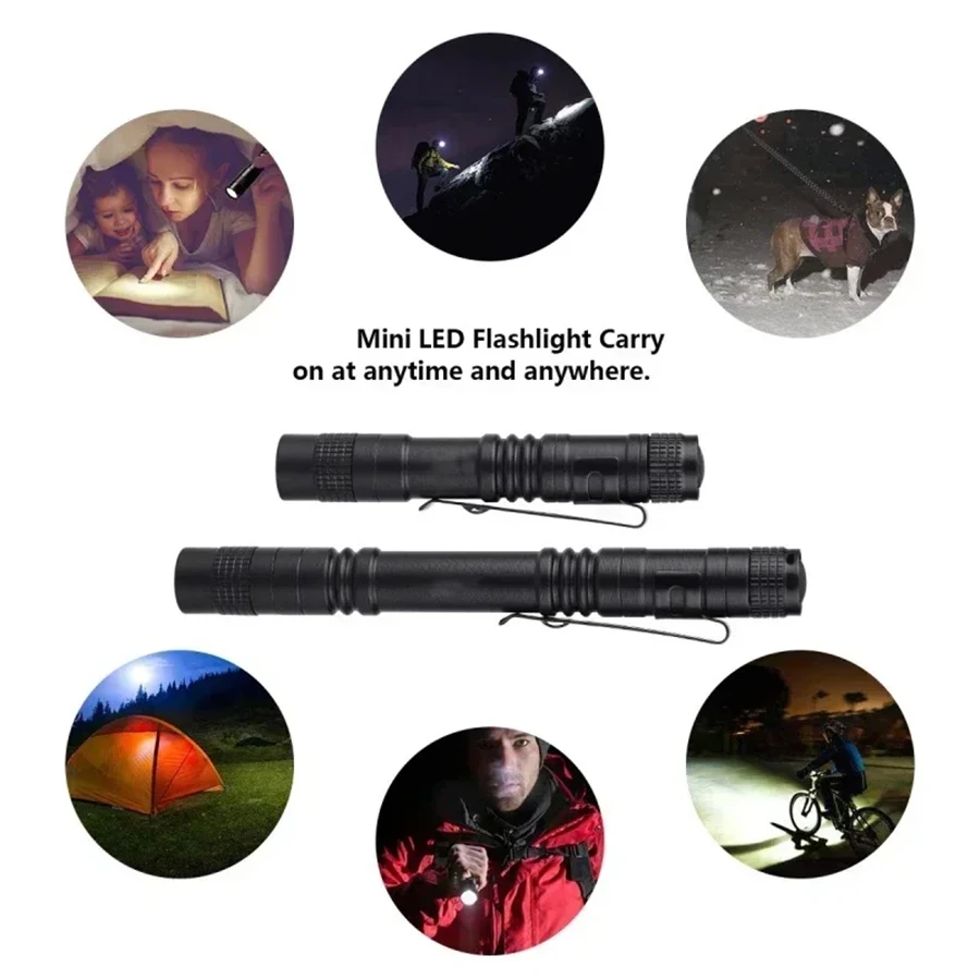 Mini Portable LED Flashlight P - Outdoor Camping Glamping recension och pris