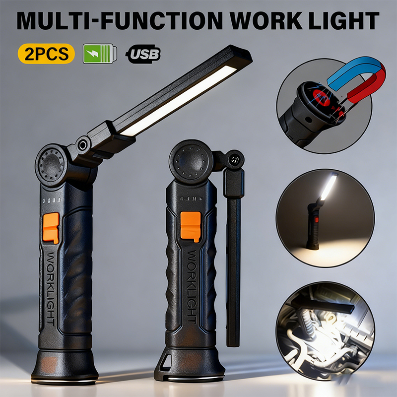 Portable COB LED Flashlight US - Outdoor Camping Glamping recension och pris