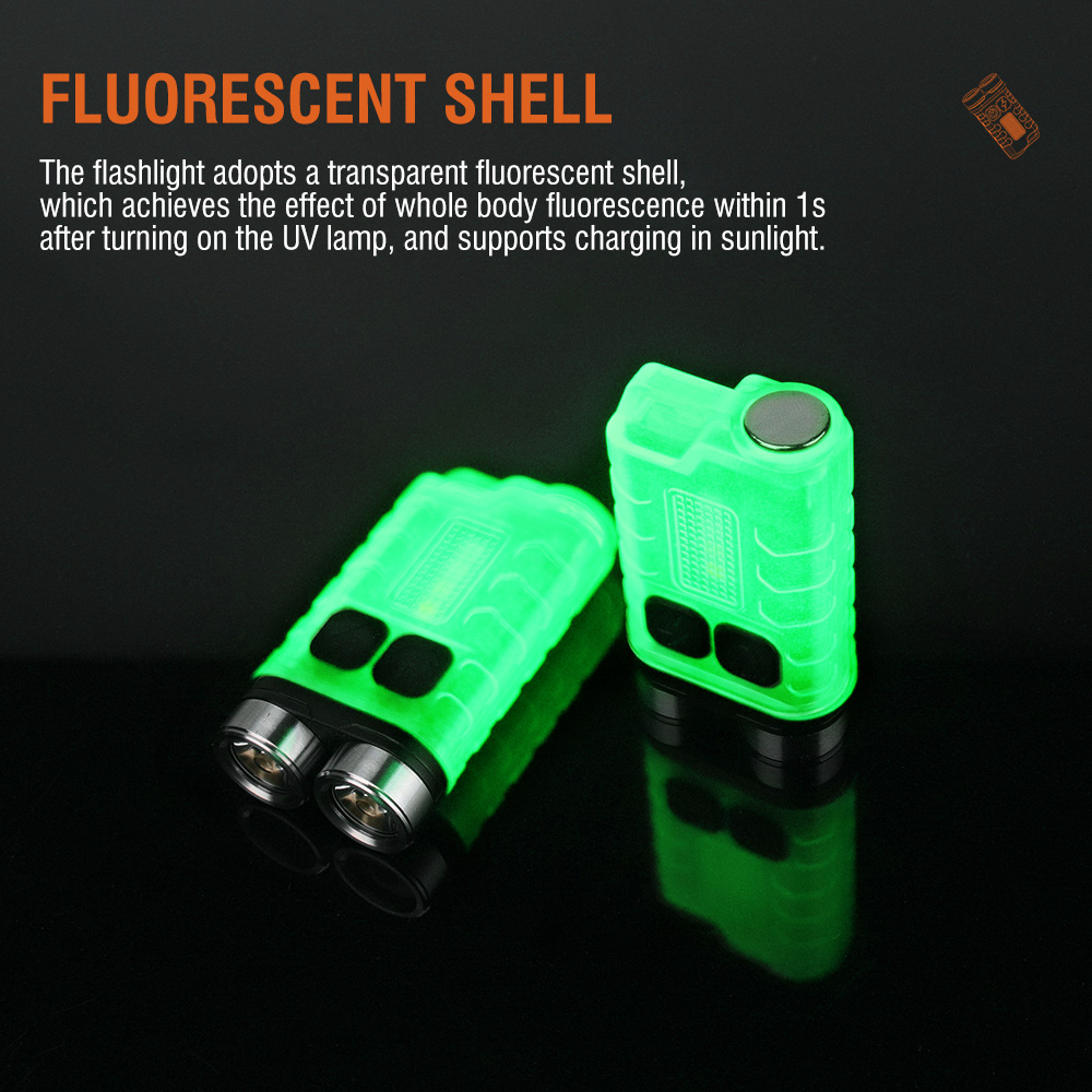 V3 EDC Flashlight Mini Keychai - Outdoor Camping Glamping recension och pris