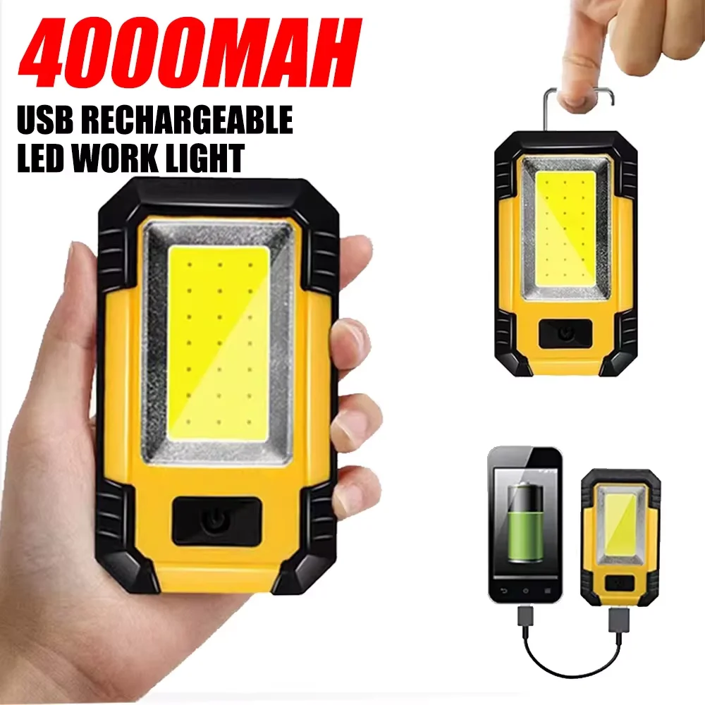 Rechargeable 4000MaH Work Ligh - Outdoor Camping Lighting recension och pris