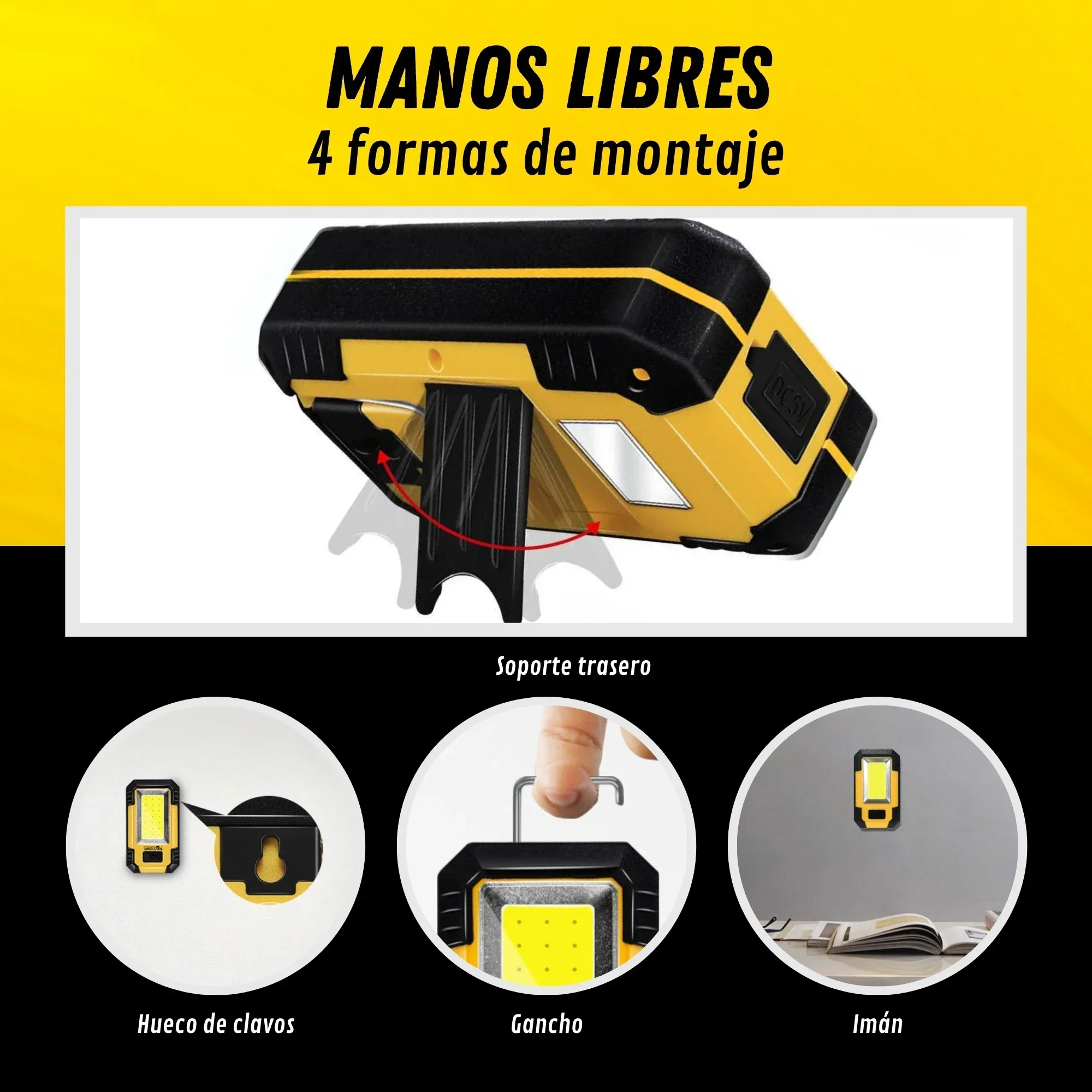 Rechargeable 4000MaH Work Ligh - Outdoor Camping Lighting recension och pris