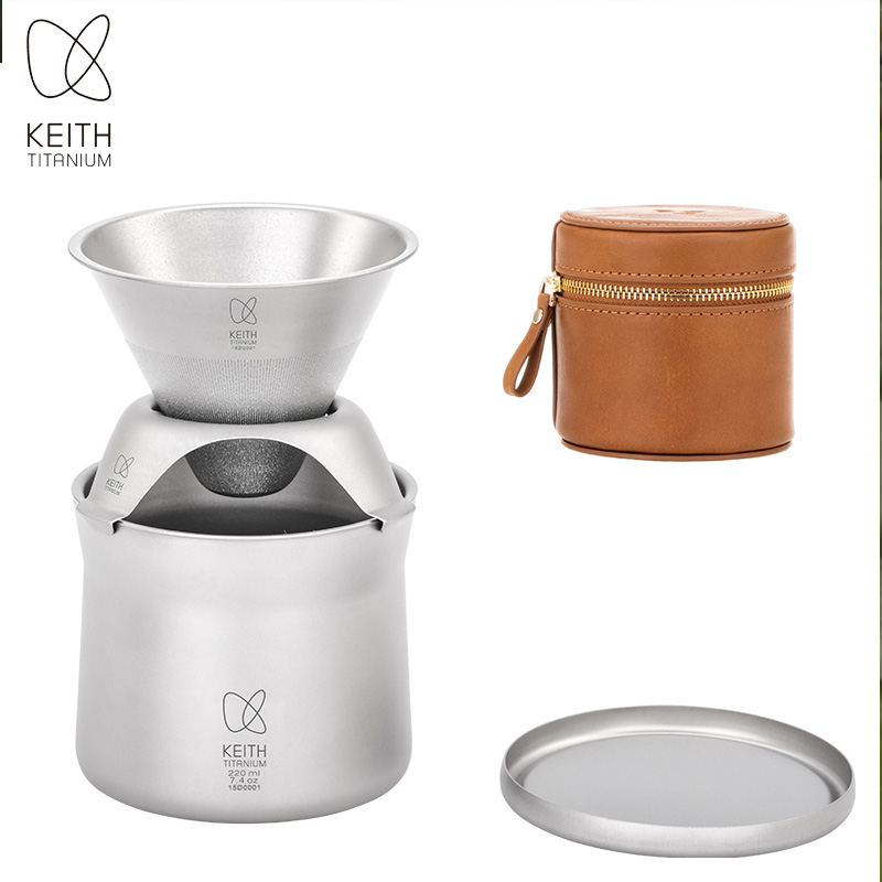 KEITH Titanium Hand Drip Coffe - Outdoor Camping Wallpaper recension och pris