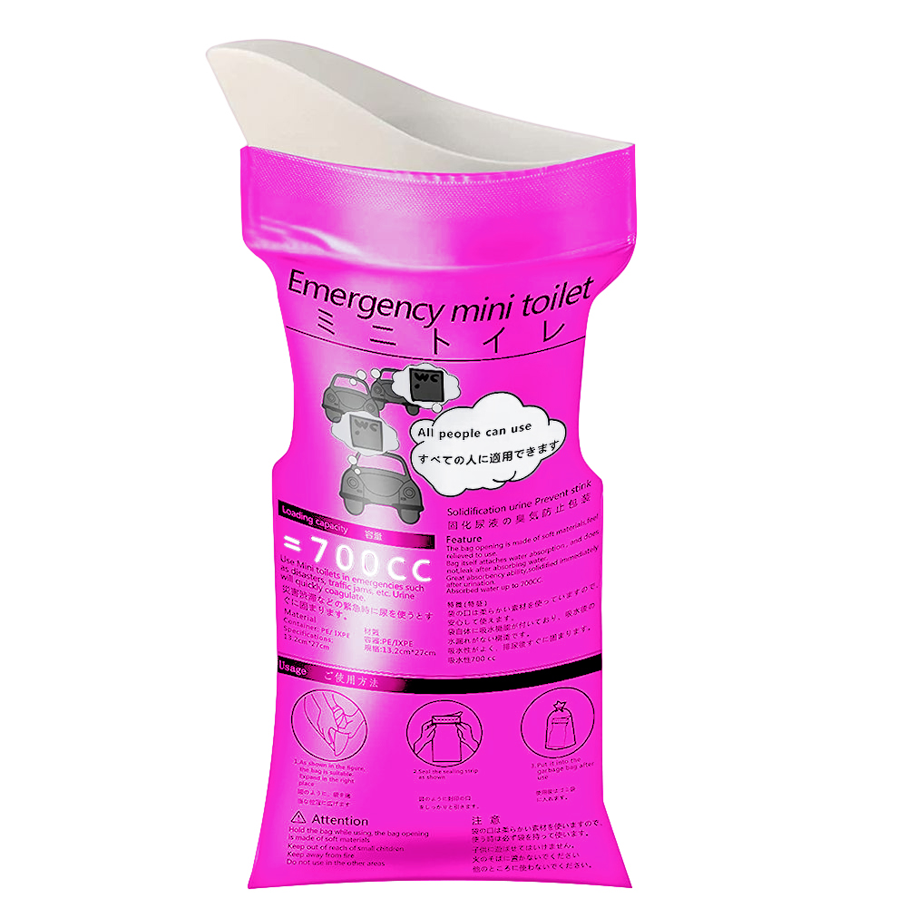 700ml Urinal Toilet Bag Unisex - Outdoor Camping Urinal recension och pris