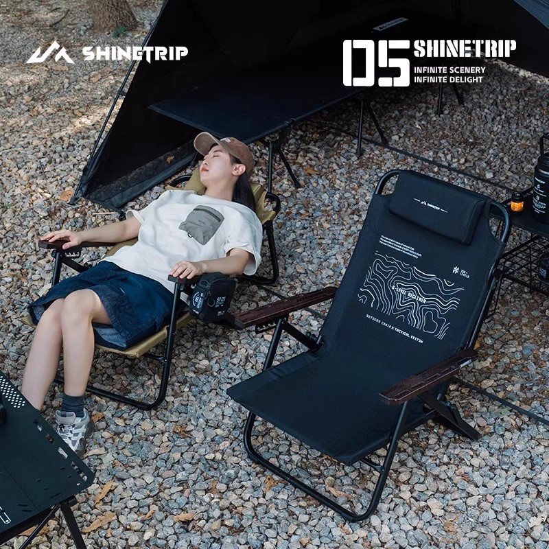 ShineTrip Outdoor Folding Loun - Outdoor Camping Lounge Chairs recension och pris