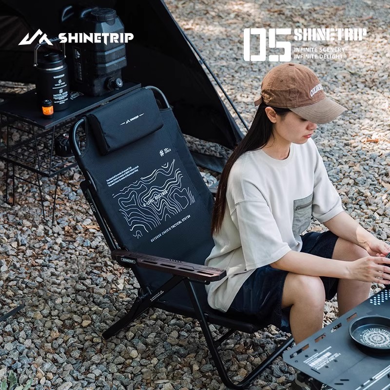 ShineTrip Outdoor Folding Loun - Outdoor Camping Lounge Chairs recension och pris