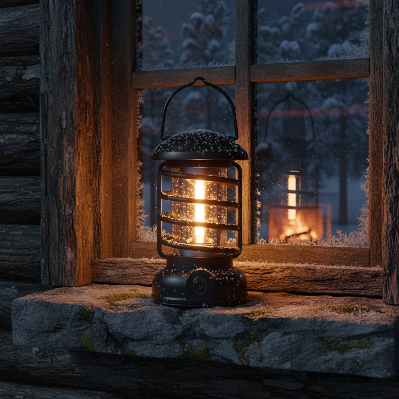 Retro Camping Lantern Two-Way  - Outdoor Camping Lighting recension och pris