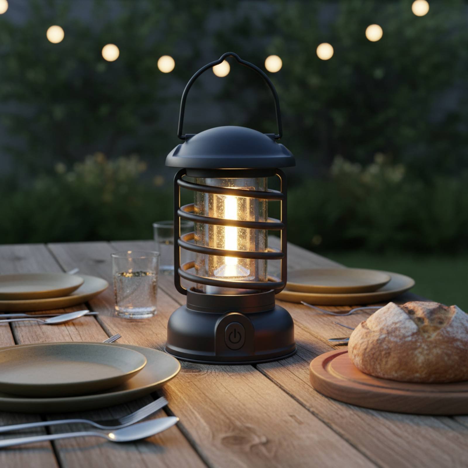 Retro Camping Lantern Two-Way  - Outdoor Camping Lighting recension och pris