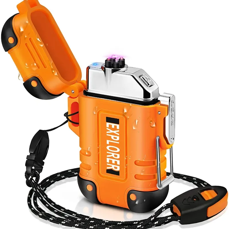 2023 NEW Waterproof Double Arc - Outdoor Windproof Lighter recension och pris