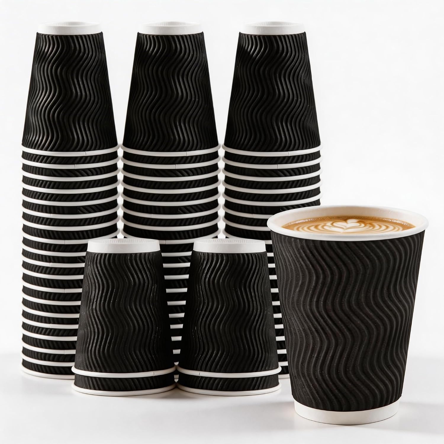 50 Pack 12oz Ripple Wall Dispo - Outdoor Camping Wallpaper recension och pris