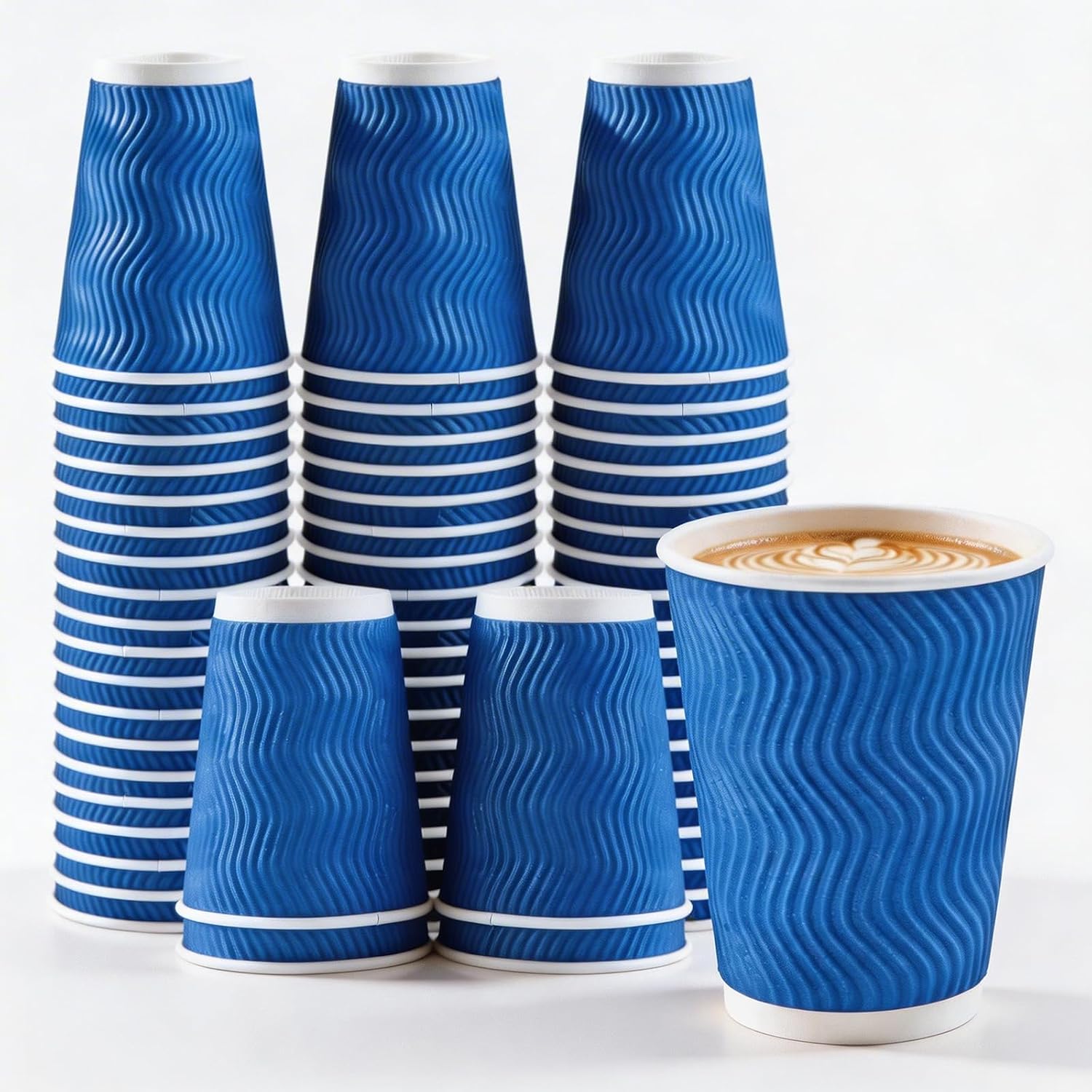 50 Pack 12oz Ripple Wall Dispo - Outdoor Camping Wallpaper recension och pris