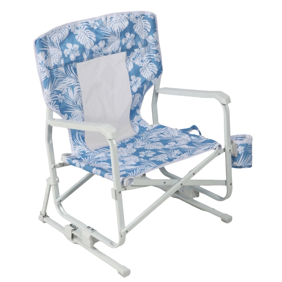 Mainstays Blue Low‑Sitting Bea - Outdoor Camping Rocker recension och pris