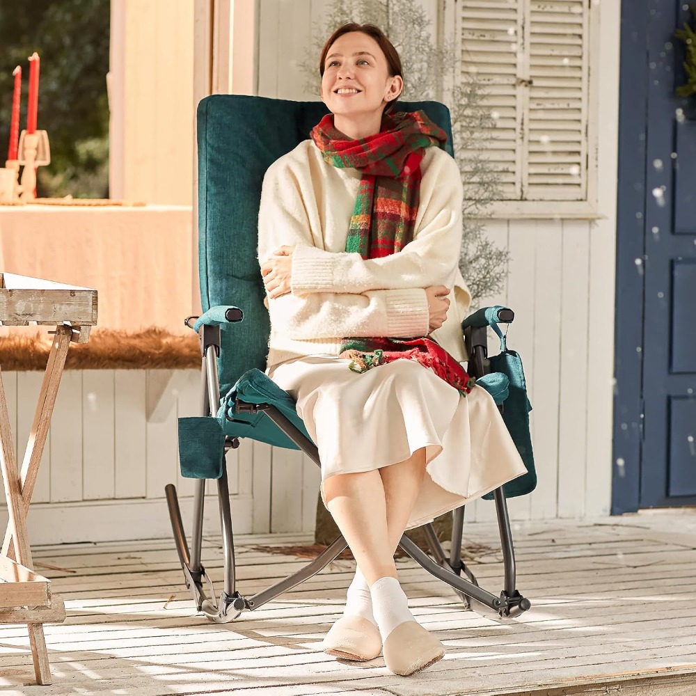 Oversized Folding Rocking Camp - Outdoor Camping Rocker recension och pris
