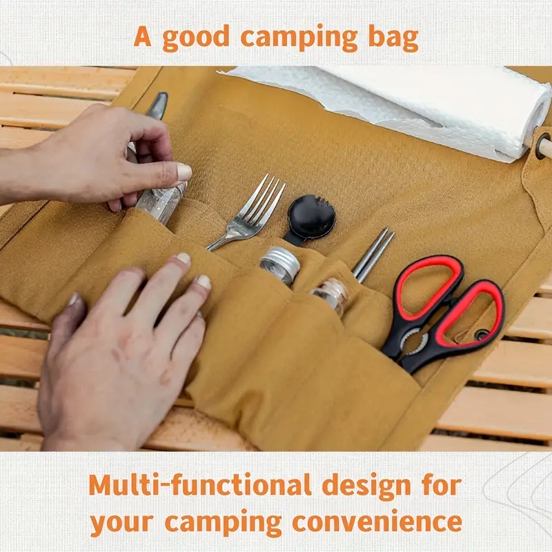 Outdoor Canvas Utensil Organiz - Outdoor Camping Wallpaper recension och pris