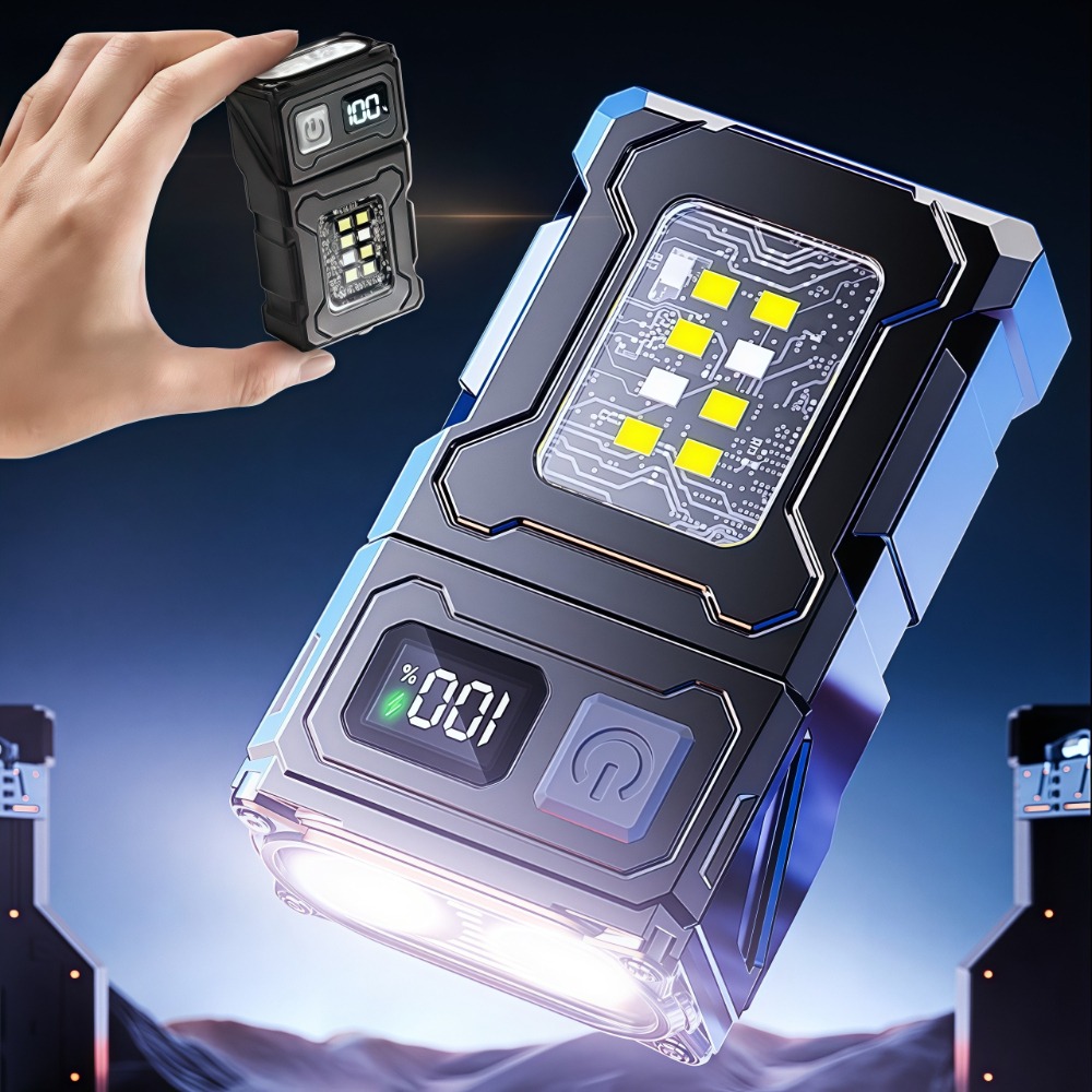 Rechargeable Mini LED Flashlig - Outdoor Camping Lighting recension och pris