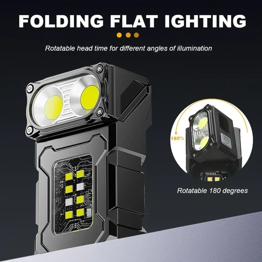 Rechargeable Mini LED Flashlig - Outdoor Camping Lighting recension och pris
