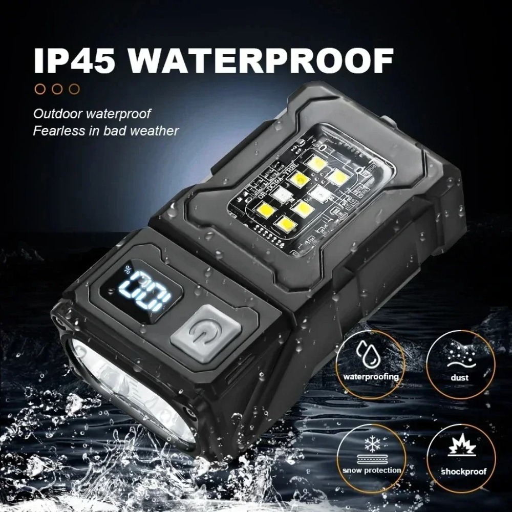 Rechargeable Mini LED Flashlig - Outdoor Camping Lighting recension och pris