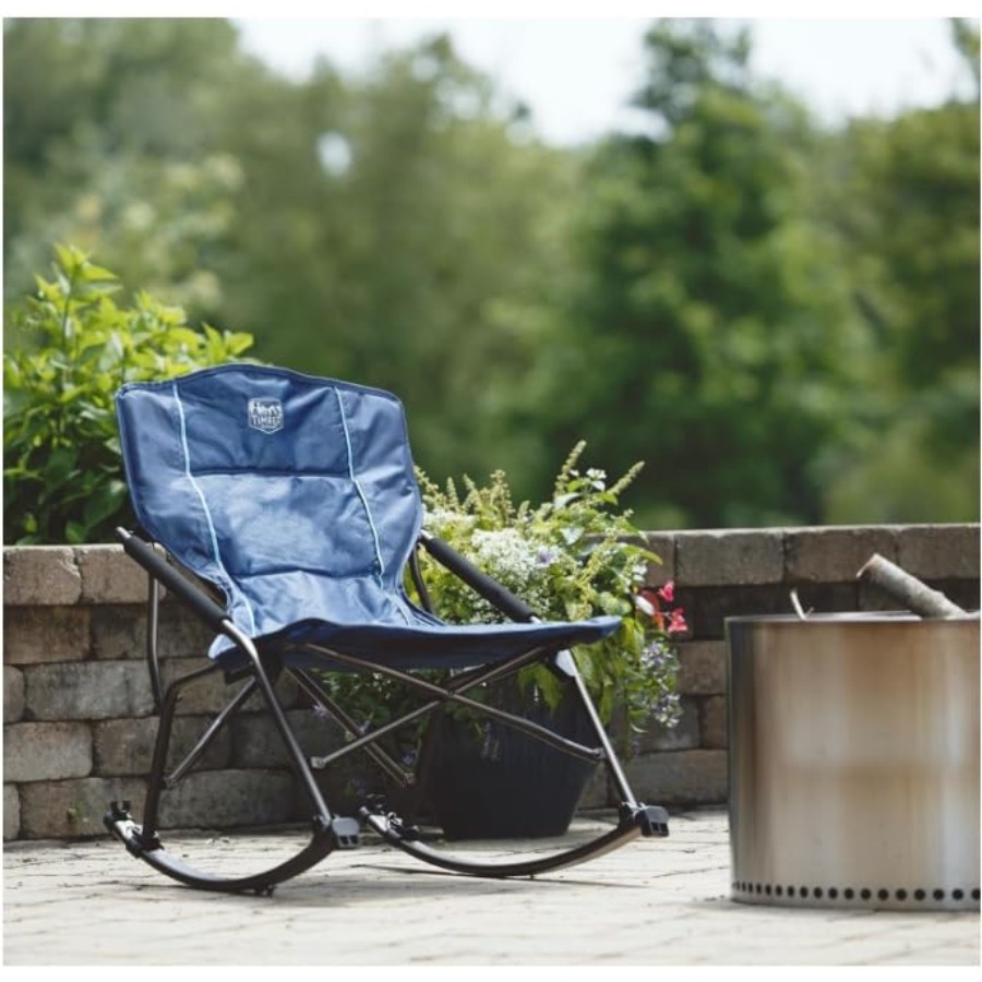 Folding Rocking Camping Chair  - Outdoor Camping Rocker recension och pris