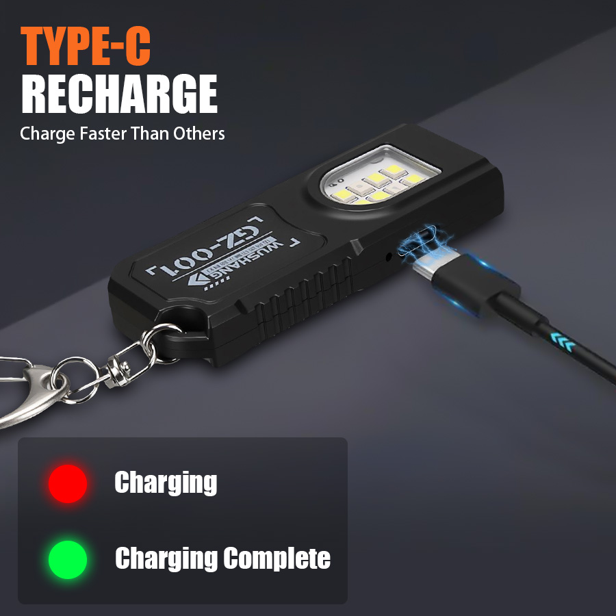 Multifunctional Keychain Flash - Outdoor Camping Glamping recension och pris