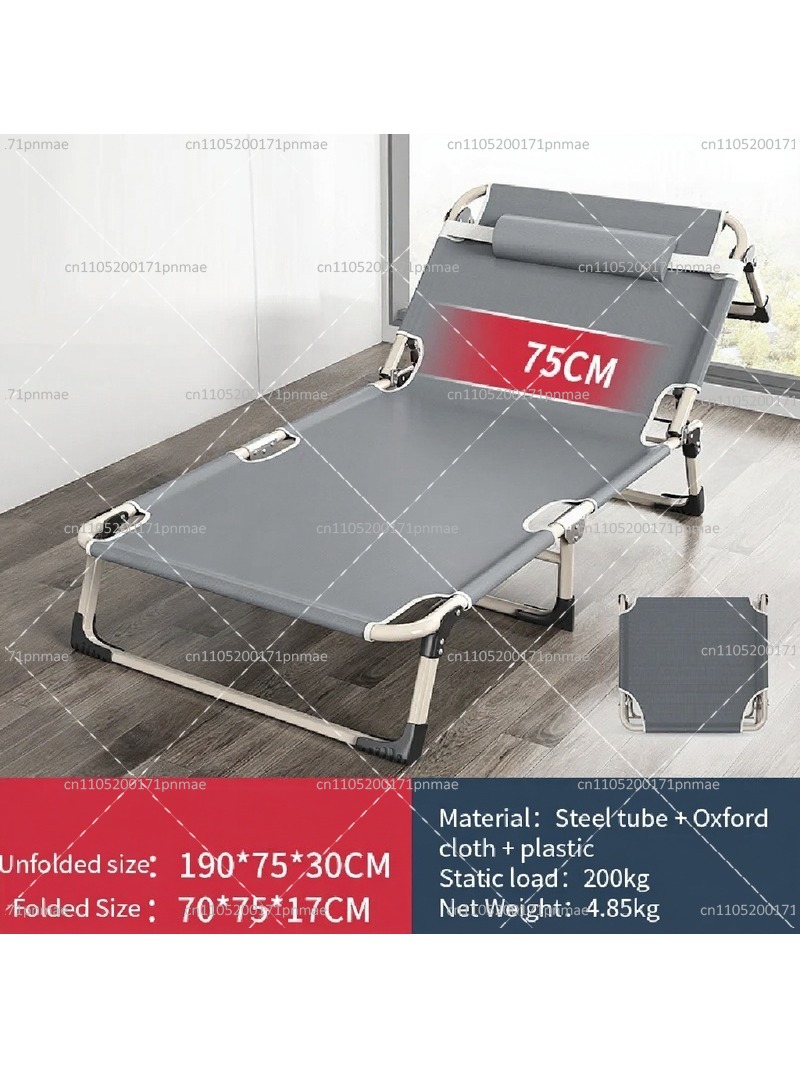 Metal Folding Single Bed Moder - Outdoor Camping Folding Chair recension och pris