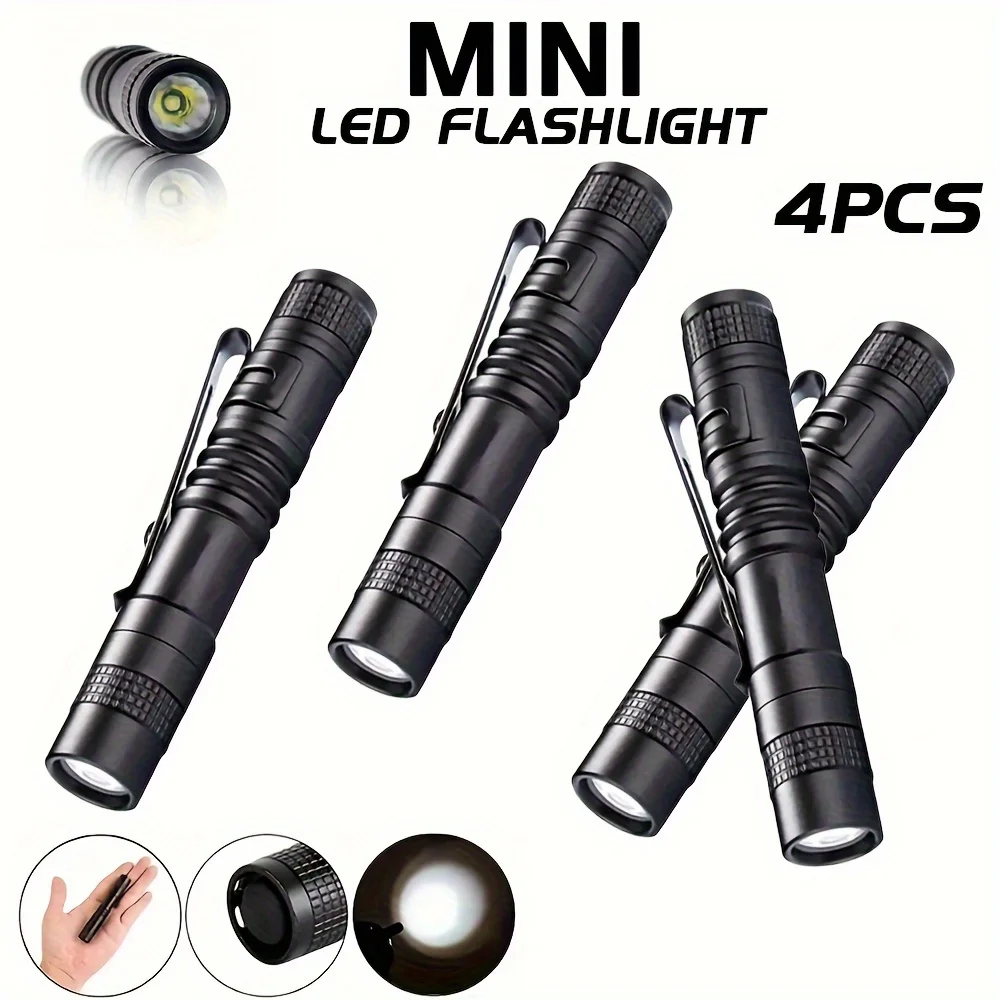 1-4PCS Mini Portable LED Pen L - Outdoor Camping Glamping recension och pris