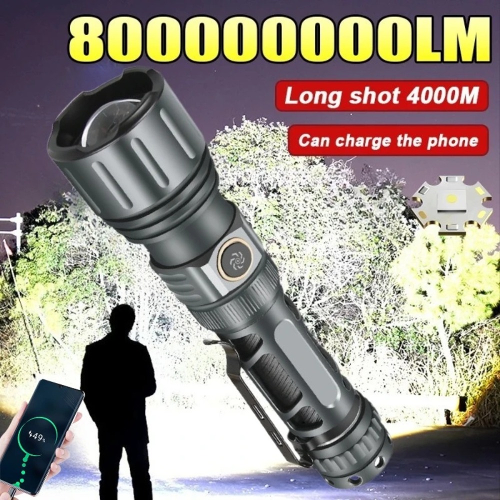 Super Bright Flashlight Portab - Outdoor Camping Lighting recension och pris