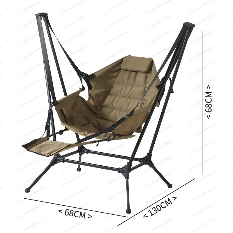 3-in-1 Portable Camping Chair  - Outdoor Camping Rocker recension och pris