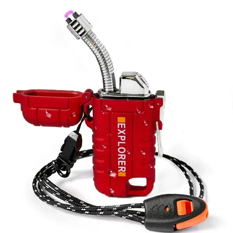 Waterproof Double Arc Lighter  - Outdoor Windproof Lighter recension och pris