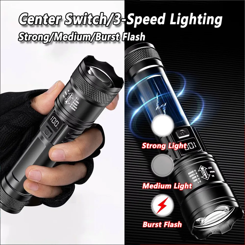 Rechargeable LED Flashlight Zo - Outdoor Camping Glamping recension och pris
