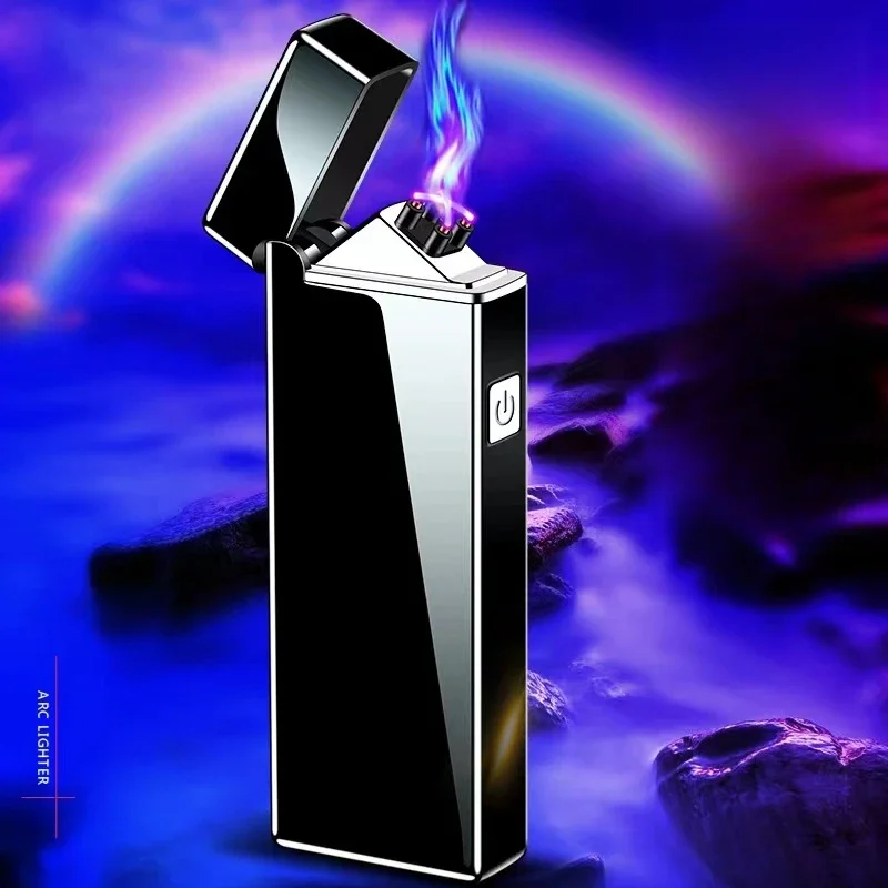 New Electronic Windproof Doubl - Outdoor Windproof Lighter recension och pris